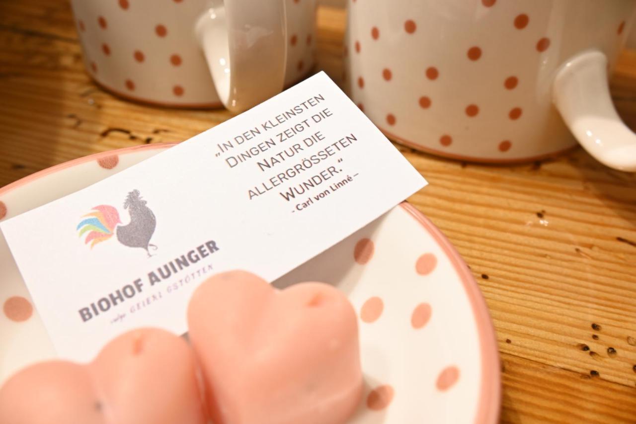 Biohof Auinger, Der Tiererlebnishof Apartman Aurach am Hongar Kültér fotó